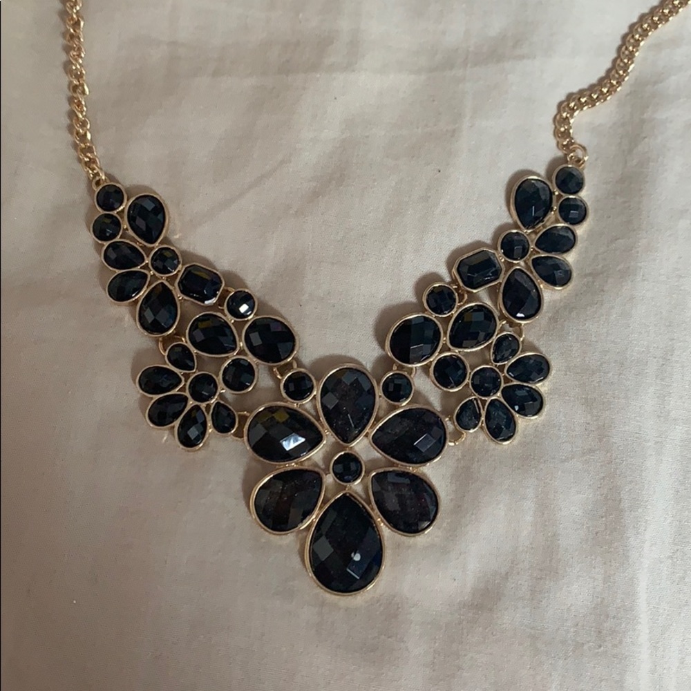 Black and gold necklace